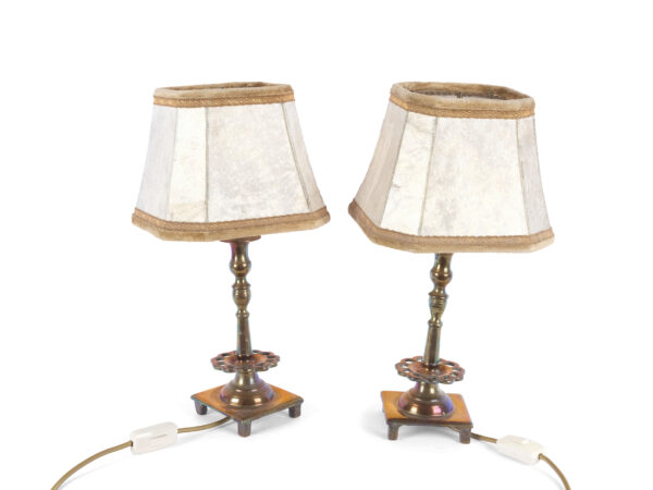 Paar Tischlampen