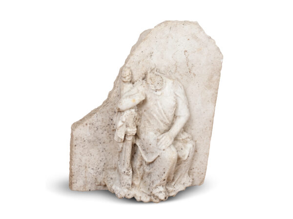 Fragment of a seated figure