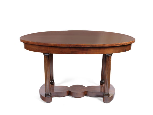 Oval Biedermeier table