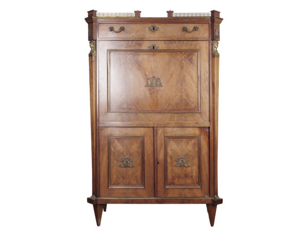 Folding secretary desk