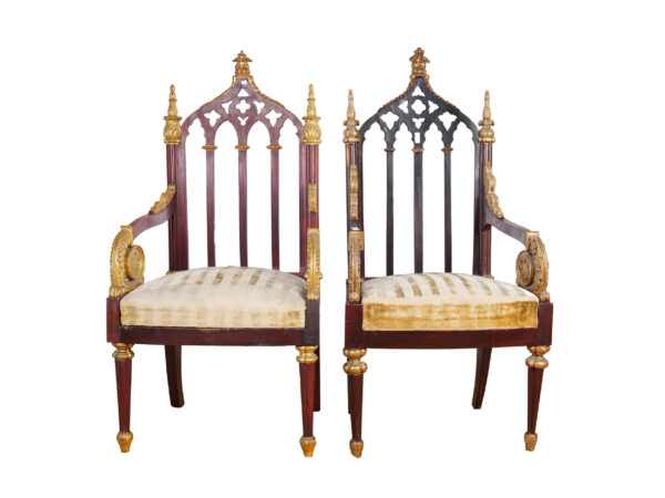 Pair of armchairs