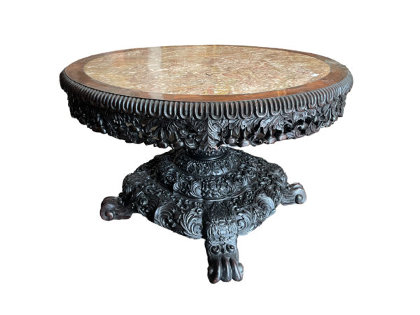 Table with marble top