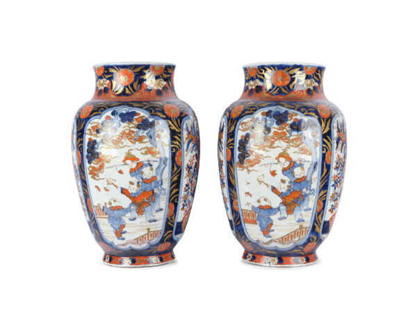 Pair of Imari vases