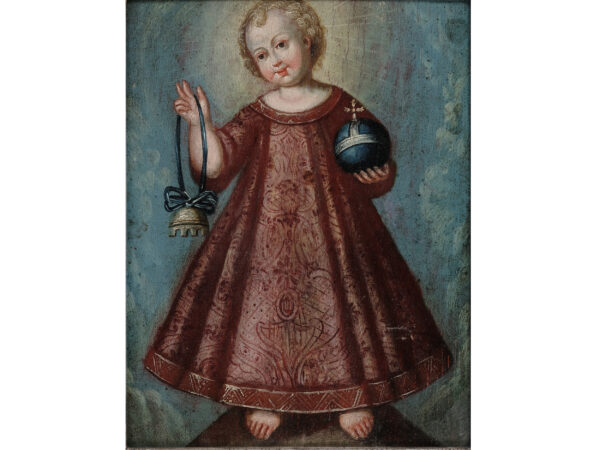 Mary Theresa as the infant Jesus
