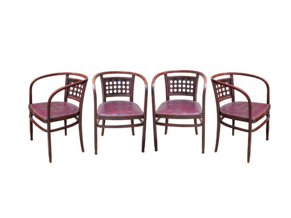 4 Sessel, Entwurf Otto Wagner