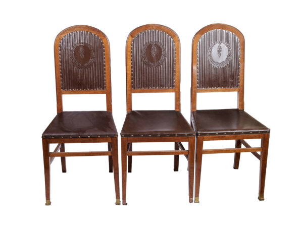 Drei Jugendstilsessel