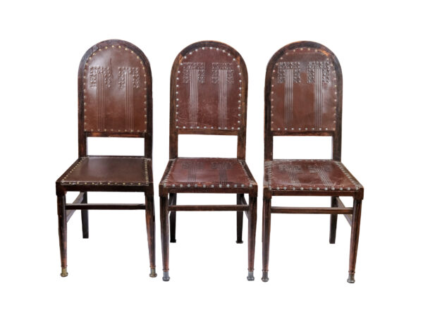 Drei Jugendstilsessel