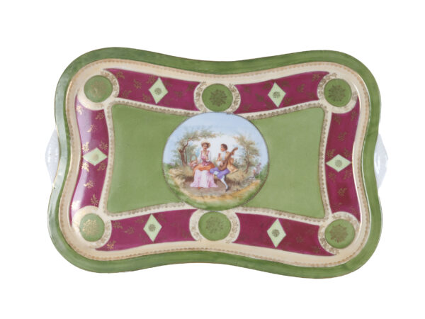 Böhmen in der Art von Alt Wien Porzellan aus der Sorgenthal Periode