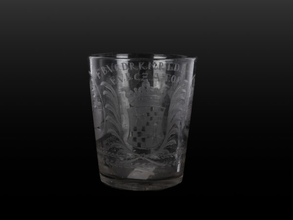 Coat of arms cup for the knight of the order