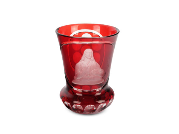 Base cup with Christ giving his blessing