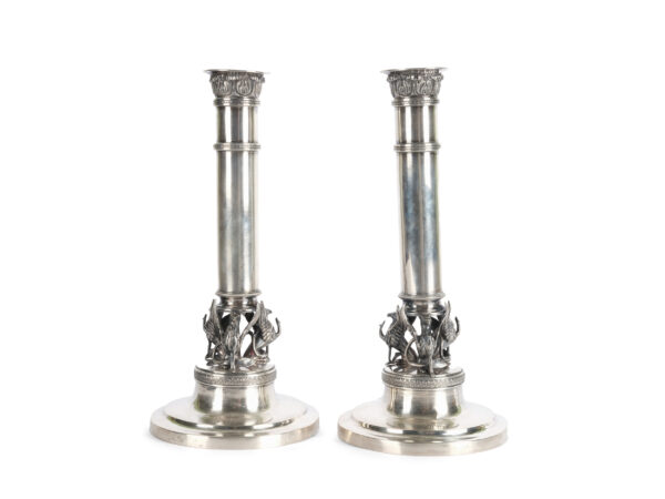 Pair of elegant candlesticks