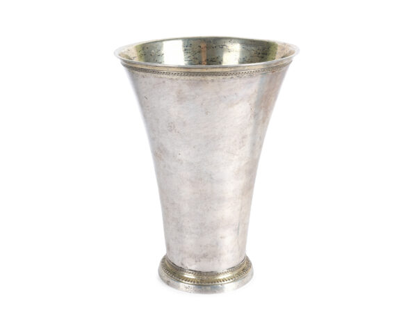 Large silver cup
