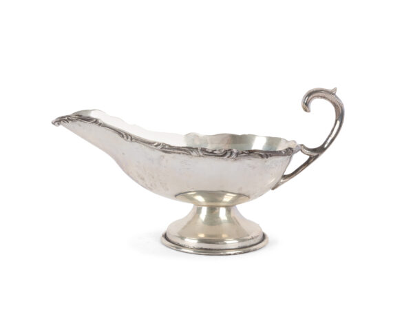 Silver sauce boat