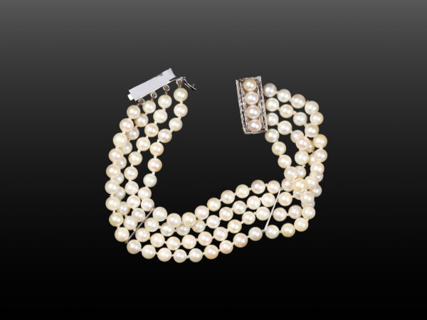 3-reihiges Perlenarmband