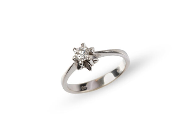Solitär Damenring