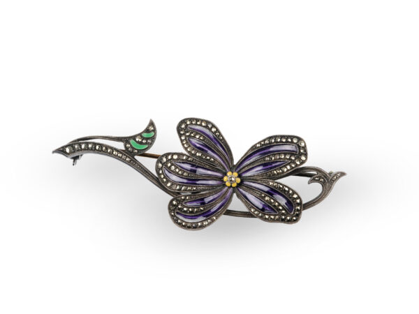 Brosche in Form einer Blüte